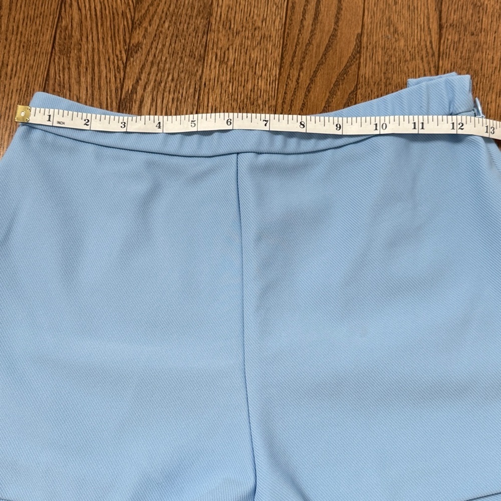 Sporty&Rich x Lacoste Light Blue Women's Athletic Shorts - Picture 7 of 10